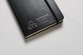 高端烫金工艺笔记本样机