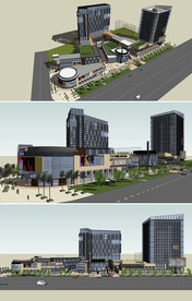 现代风格商业综合体