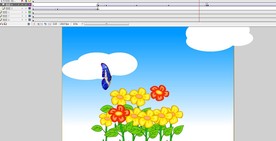 蝴蝶绕花丛飞舞7秒