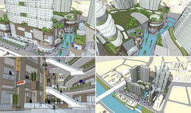 现代风格商业综合体