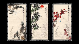 国画松竹梅