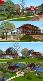 温泉酒店景观设计