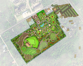 乡村旅游产性详细规划景观平面图