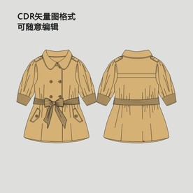 中袖风衣外套上衣