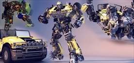 3D汽车变形动画