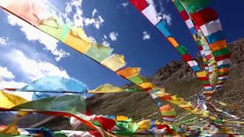 韩红《天路》舞台背景