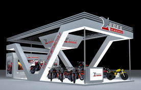 银翔摩托广交会展台