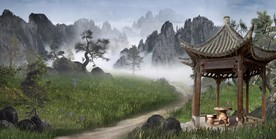 仙山凉亭古代建筑