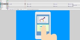 手指滑动手机屏幕动画12秒