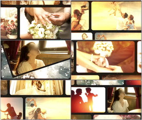 温馨复古胶片相册AE模板