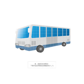 旅游大巴 公交车卡通