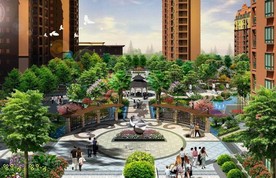 园林景观 住宅景观 园林效果图