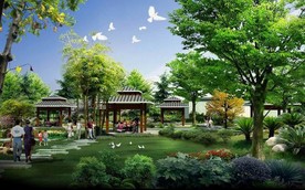 园林景观 住宅景观 园林效果图