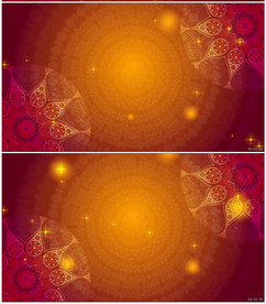 复古欧式花纹旋转晚会年会背景