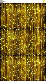 4K金色心形粒子背景