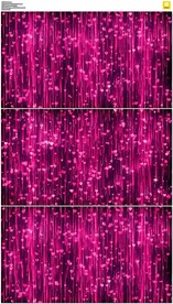 4K红色粒子爱心幕布背景