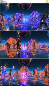 动感星球舞蹈背景