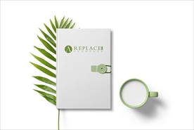 绿色品牌展示样机