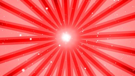 中心旋转的红色发光线条