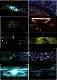 线条穿梭VJ无缝循环DJ背景