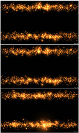 4K金色粒子火焰燃烧动态背景