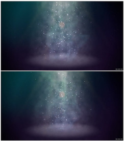 大气震撼光线粒子梦幻背景