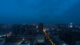 泗阳城市夜景延时摄影