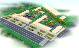 小区绿化效果图