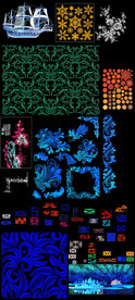 CAD装饰图案花纹