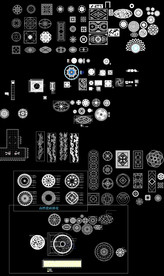 地面装饰花纹CAD图