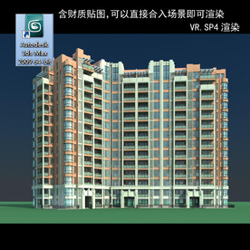 高层住宅 小区 住宅 室外