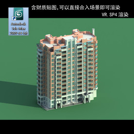 高层住宅 小区 住宅 室外