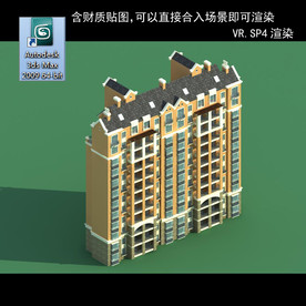 高层住宅 小区 住宅 室外