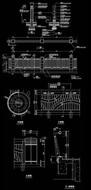 路边围栏设计图