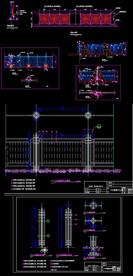 花园围墙建筑设计图纸