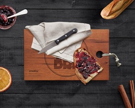 厨房用品菜板样机图片