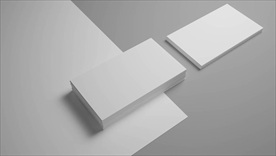 创意特种纸烫金名片样机图片下