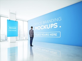 高清实用展板样机图片