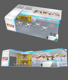 最新实用通用展览展台设计模型图