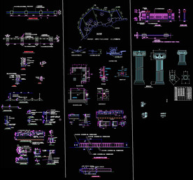 欧式建筑构件施工图