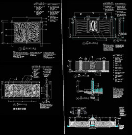 围墙雕刻施工图