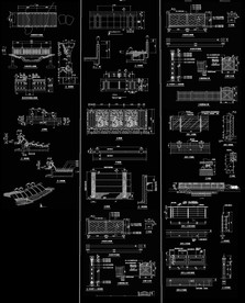 建筑围栏施工图