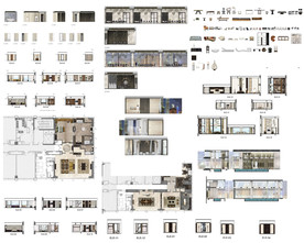 家居装饰鸟瞰彩平图