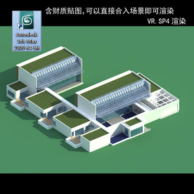 中式建筑 中式多层建筑 别墅