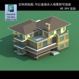 中式建筑 中式多层建筑 别墅