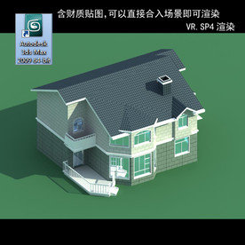 中式建筑 中式多层建筑 别墅
