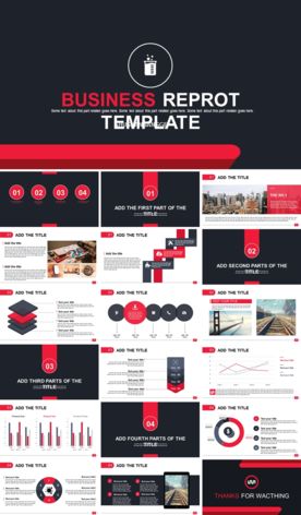 商务报告PPT模板