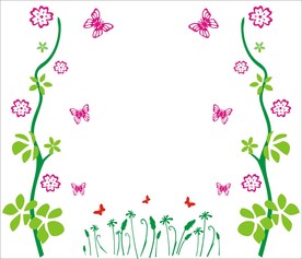 衣柜花纹  移门图案 墙贴画