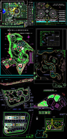 CAD园林设计规划图纸