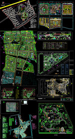 公园规划设计CAD平面图